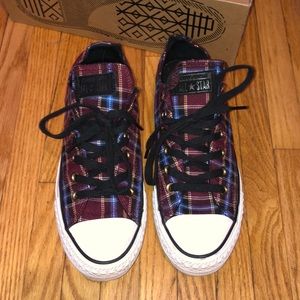 Plaid Converse Sneakers